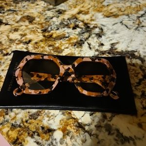 Lele Sadoughi Tortoise Shell Sunglasses